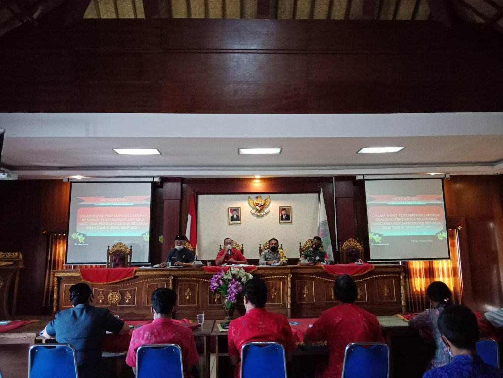 Pemerintahan Desa Petang  Rapat MUSDESUS